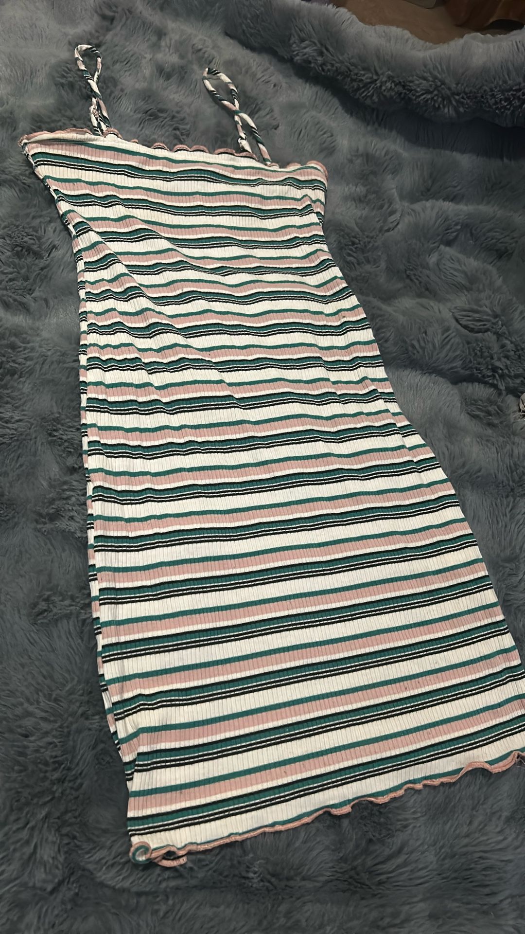 Stripped Mini Dress