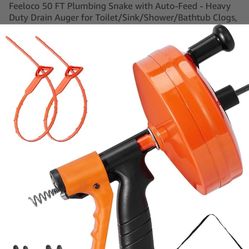 Plumbing Snake.         30 Dollars 