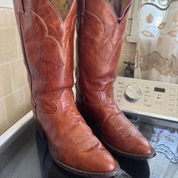 Tony Lama Boots Size 9EEEE Pecan Color