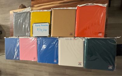 Zion 9 pocket zipper Toploader binders. - hold 252 toploaders