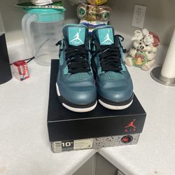 Jordan 4 Teal