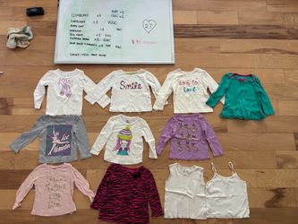 Lots of 11 tops size 2T girls