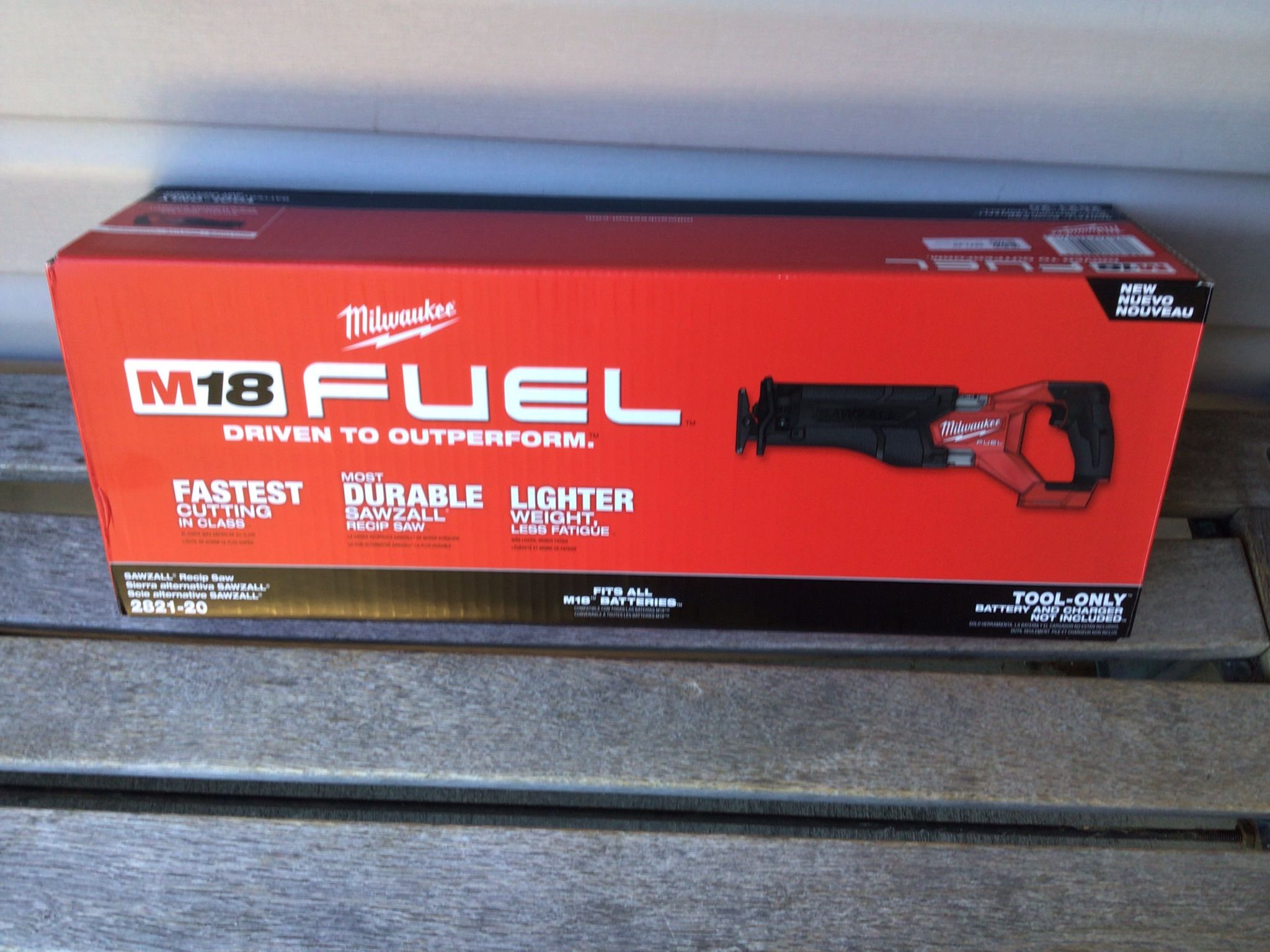 Milwaukee M18 FUEL Sawzall . Brand NEW . Tool Only. NUEVO.
