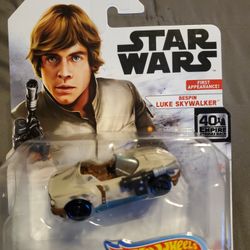 Hotwheels Starwars Bespin Luke Skywalker Character Car