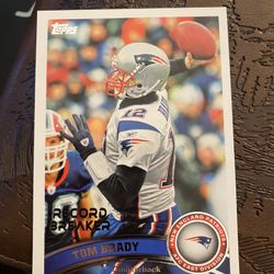 Tom Brady Topps Card