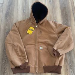Carhartt Loose Fit Zip Up Hoodie New 2XL