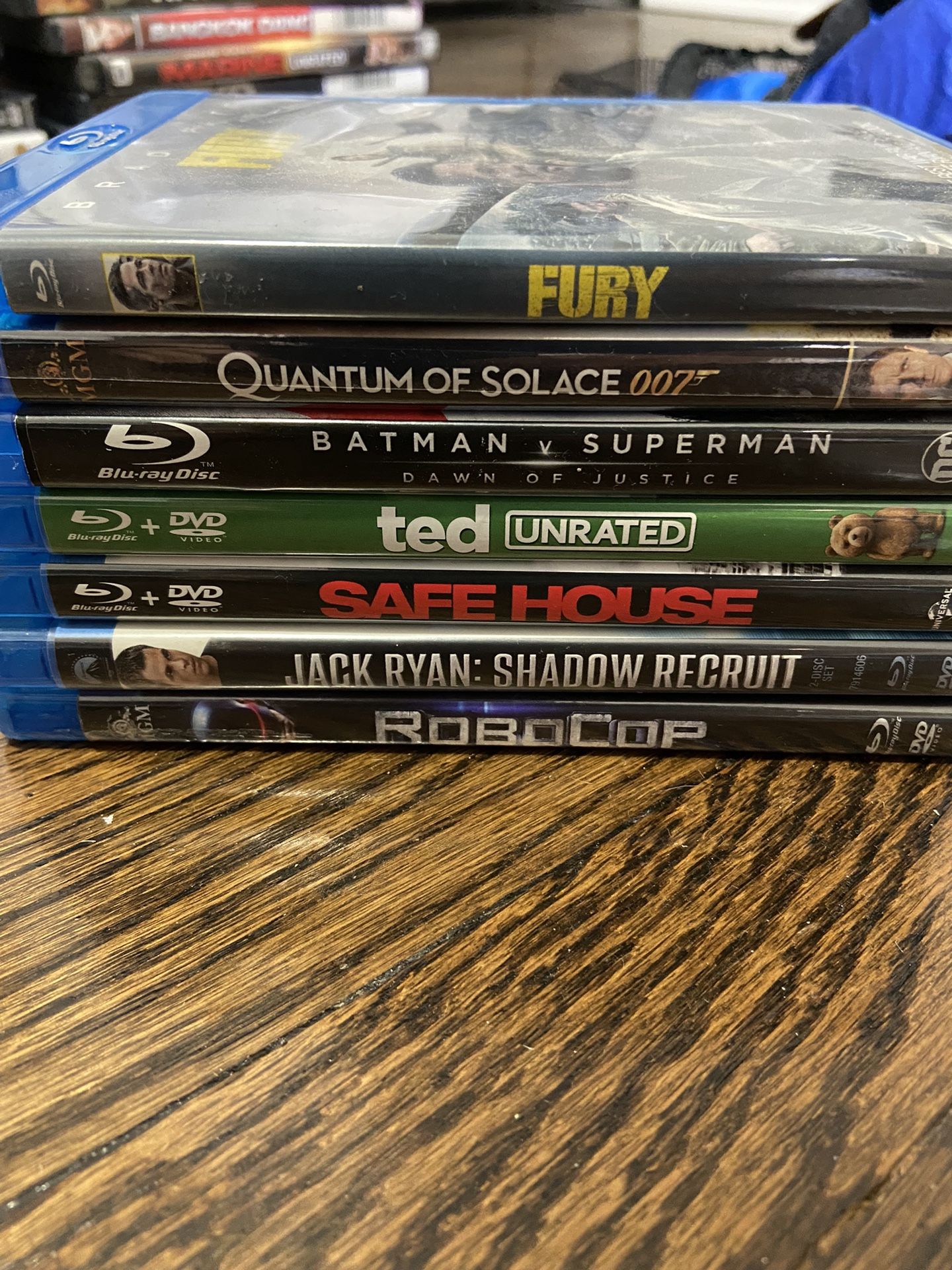 7 Blu Ray Movies