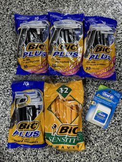 Bic PlusBeard Softeners Shavers Razors Pack Of 10 (5 Packs) 