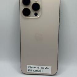 Apple iPhone 16 Pro Max 100%BH Unlocked Excellent Conditions 