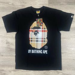 BAPE X BURBERRY T SHIRT