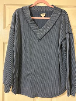 Zenana blue boutique top
