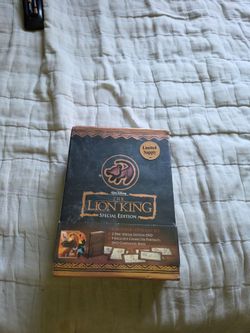 Disney The Lion King Collectors Gift Set Special Edition DVD Box Set SEALED