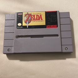 Super Nintendo The Legend Of Zelda Cartridge