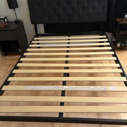 Queen Bed Frame + Headboard