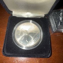 1992 Olympic Silver Dollar – Nolan Ryan (With COA)