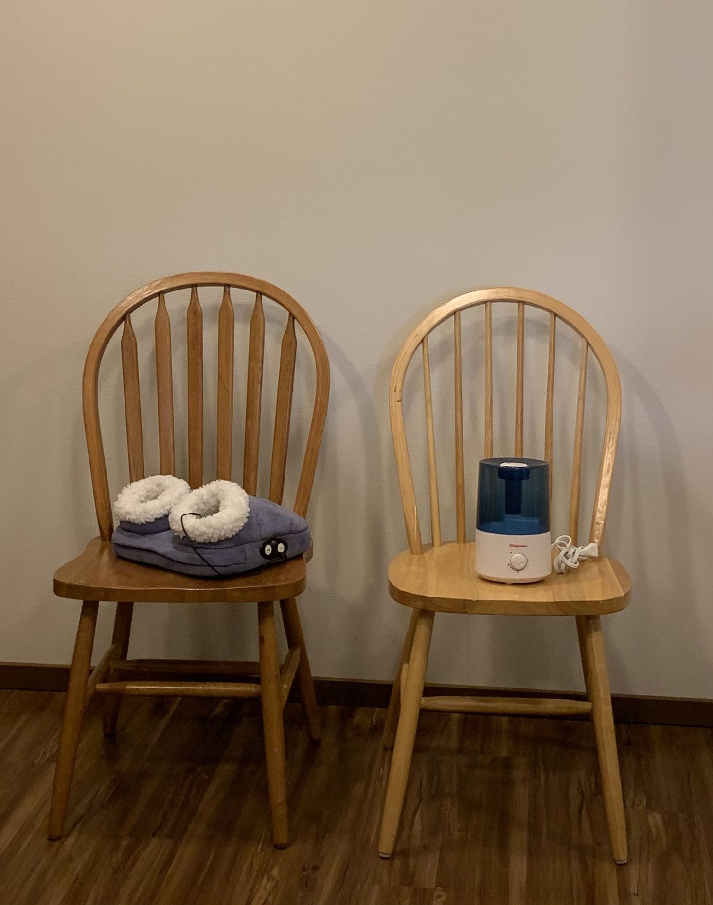 Two  Wooden Chairs 