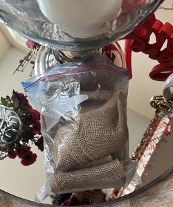 Burlap Fabric Craft Ribbon Roll