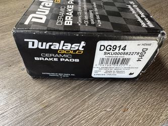 Ceramic Honda Brakes Duralast Gold DG914 CR-V Element Civic Accord