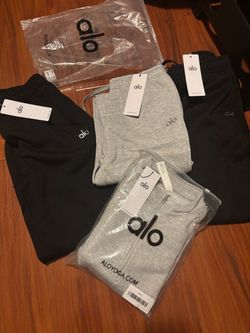 Alo men’s sweats + quarter zip