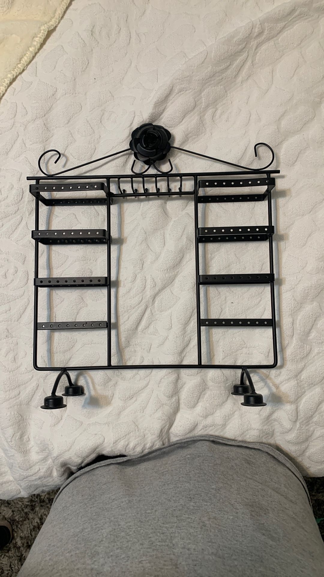 Black Jewelry Rack