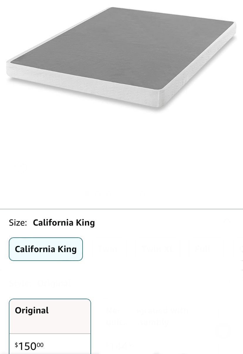 ZINUS 5 Inch Metal Smart Box Spring / Strong Metal Frame / Easy Assembly, California King
