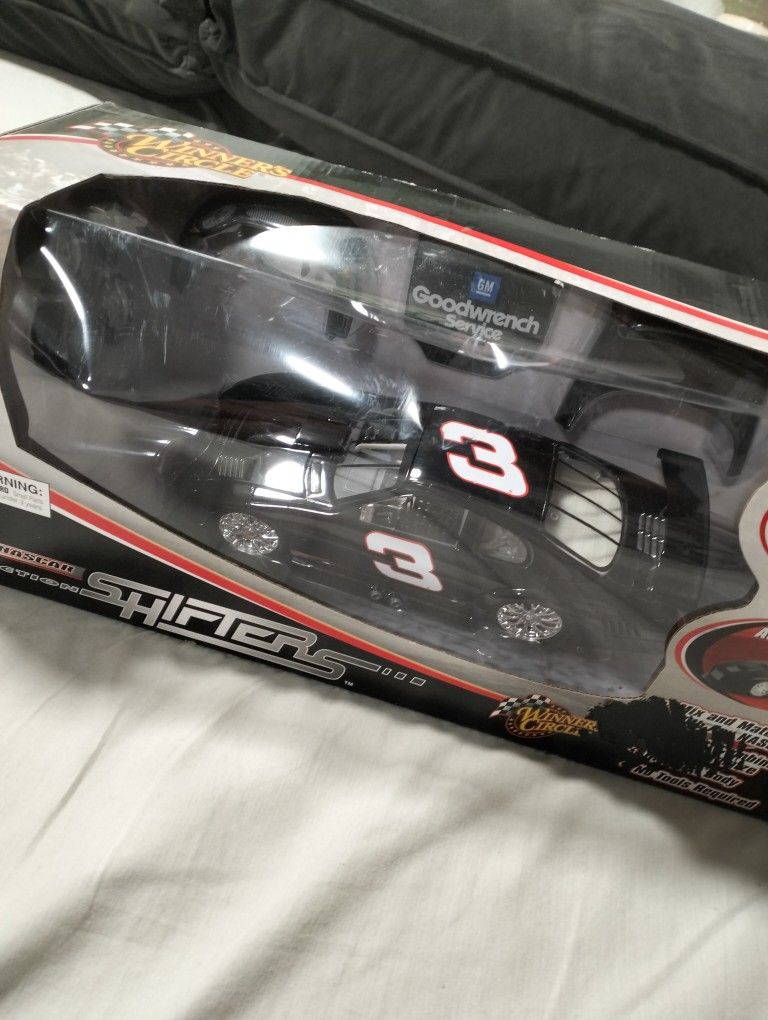 Dale Earnhardt Racecar Action Figure. Also With Toy Car