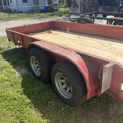 Tandem/Double Axel Trailer 16 feet long, 7000 GVWR/weight capacity