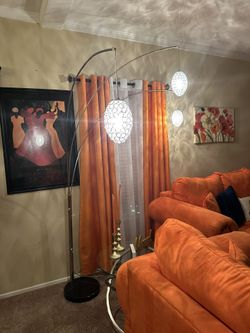 Silver Floor Lamp