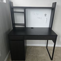 IKEA Micke desk with hutch