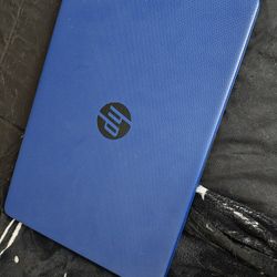 Dark Blue HP Laptop