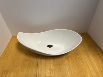 10 Strawberry Street Whittier 12 x 6 24oz Canoe Bowl White