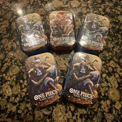ONE PIECE TRADING CARD TINS