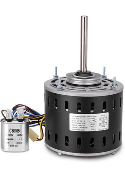 DL1036 Blower Fan Motor 115V 5A 1/3HP 60HZ 1075 RPM 48 Frame Compatible with A.O. Smith 323P919 Century GE 3 Fasco D924 D727 Emerson 1