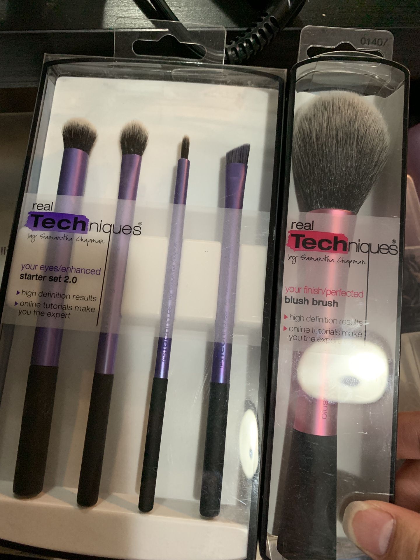 NIB technique makeup brushes