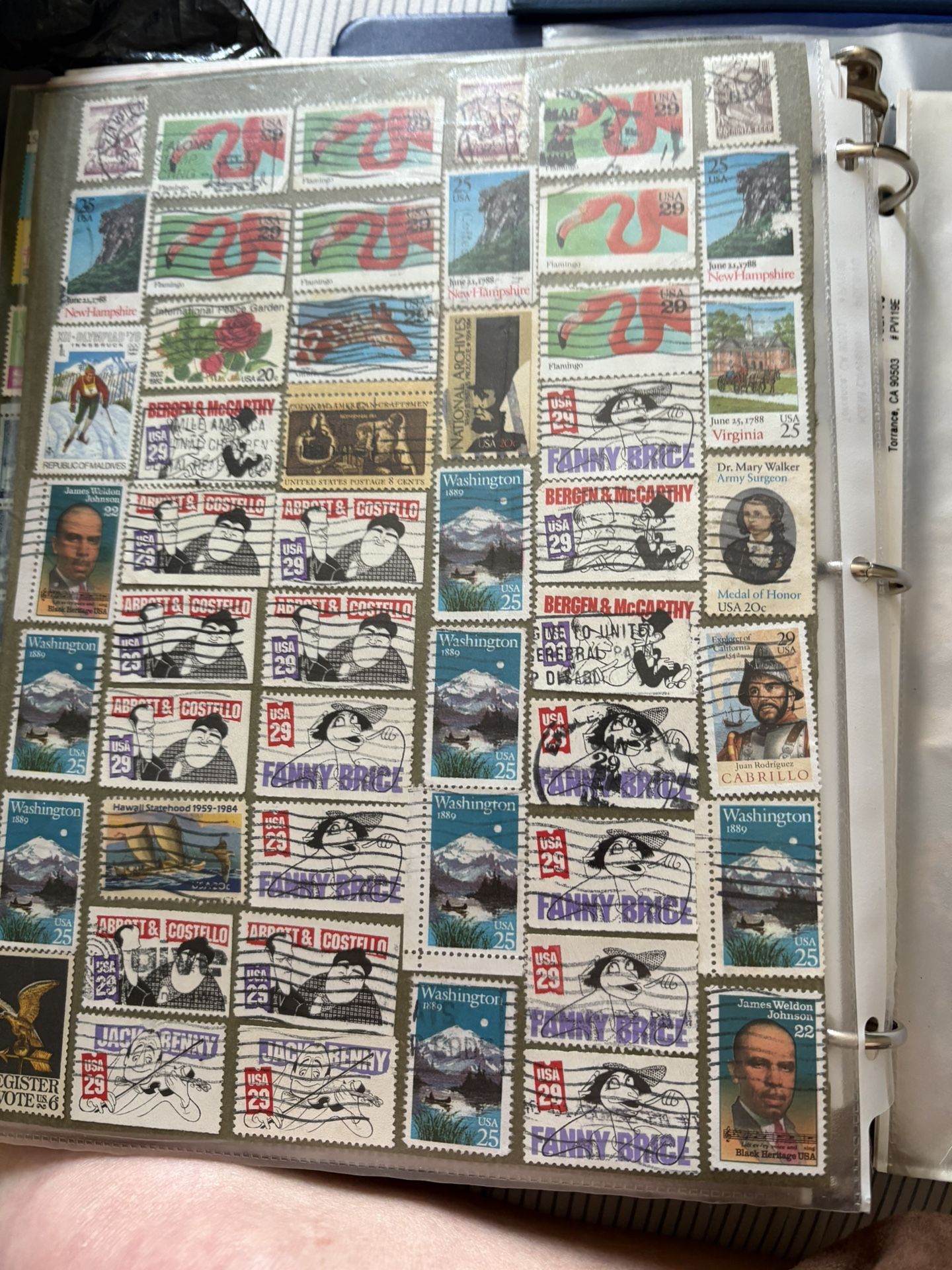 Lot Of Us Stamps