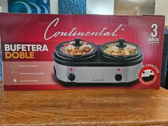 Continental Double Slow Cooker