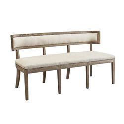 New 62” Upholstered 3-Seat Dining Banquette – $1,420 Retail – Delivery Available