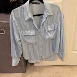 Blue Zara Shirt