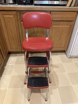 Cosco Retro Kitchen Chair Step Stool