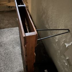 High End Premium Designer Solid Wood And Metal Legs Coffee Console Living Room Table