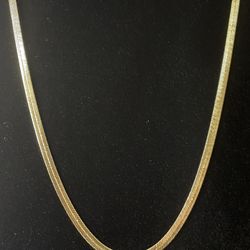 14k Gold Plated Chain 16in 