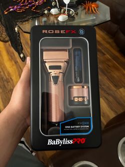 BaBylissPRO FXONE Double Foil Shaver – Rose Gold