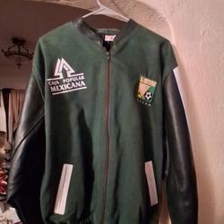 Fc Leon / Leather Sleeves Jacket