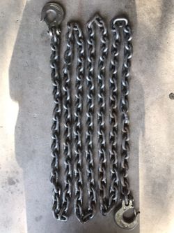 1/2 in. x 21 ft. Chain with Hooks