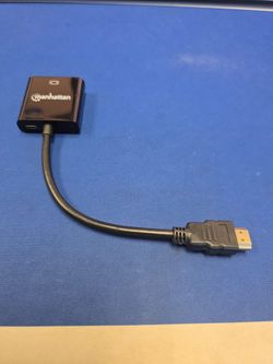 manhattan HDMI to VGA Adapter 1080p Unidirectional plug & play