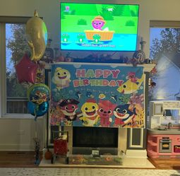 Baby Shark Banner And Party Bag (new And Unopened)
