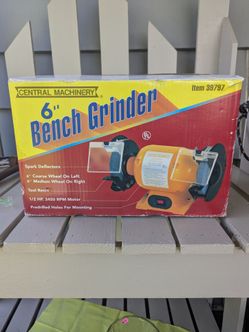 Harbor freight 6 inch bench grinder NEW