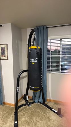 Everlast 100 lb punching bag w/stand