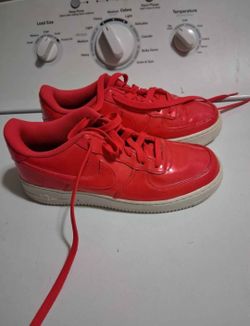 Red Nike sneakers