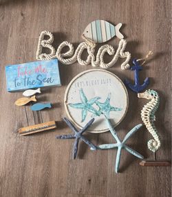 Beach themed bathroom Decor